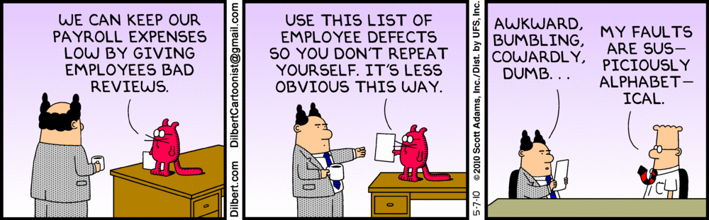 Dilbert : Performance Management