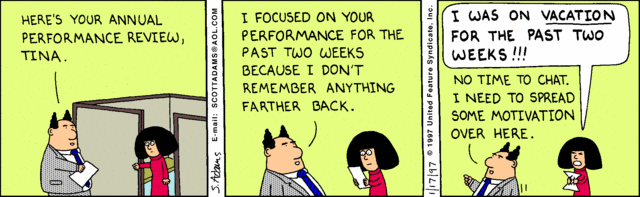 Dilbert : Performance Management